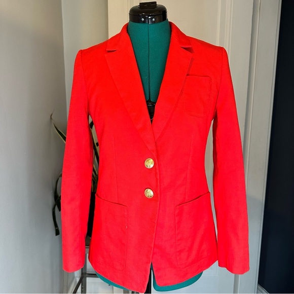 Jcrew Helena blazer in stretch linen blend size 0 - Picture 1 of 14